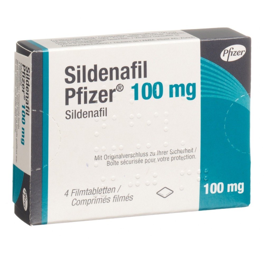 SILDENAFIL Pfizer cpr pell 100 mg 4 pce SILDENAFIL Pfizer cpr pell 100 mg 4 pce