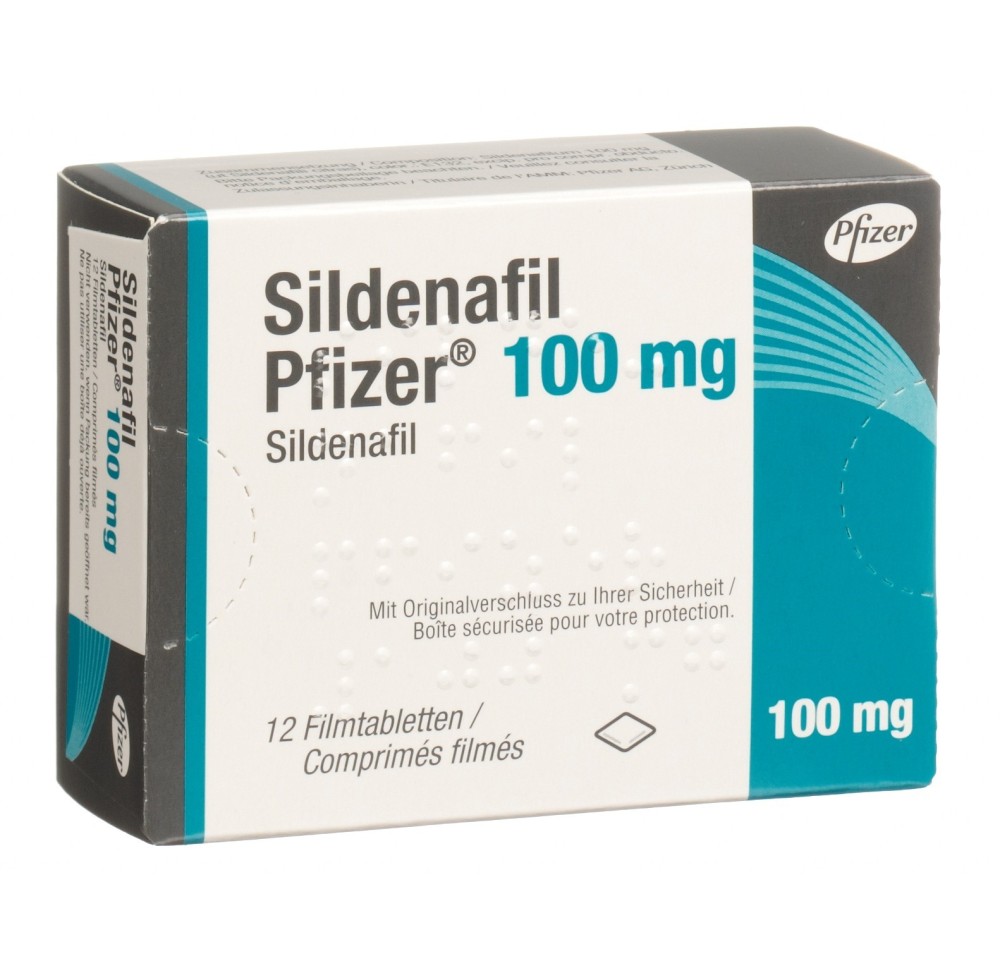 SILDENAFIL Pfizer cpr pell 100 mg 12 pce SILDENAFIL Pfizer cpr pell 100 mg 12 pce