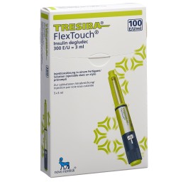 TRESIBA FlexTouch 100 U/ml 5 stylo pré 3 ml