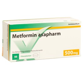 METFORMINE Axapharm cpr pell 500 mg 50 pce