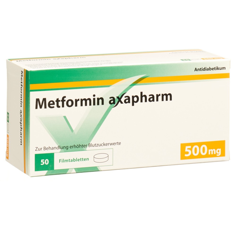 METFORMINE Axapharm cpr pell 500 mg 50 pce METFORMINE Axapharm cpr pell 500 mg 50 pce