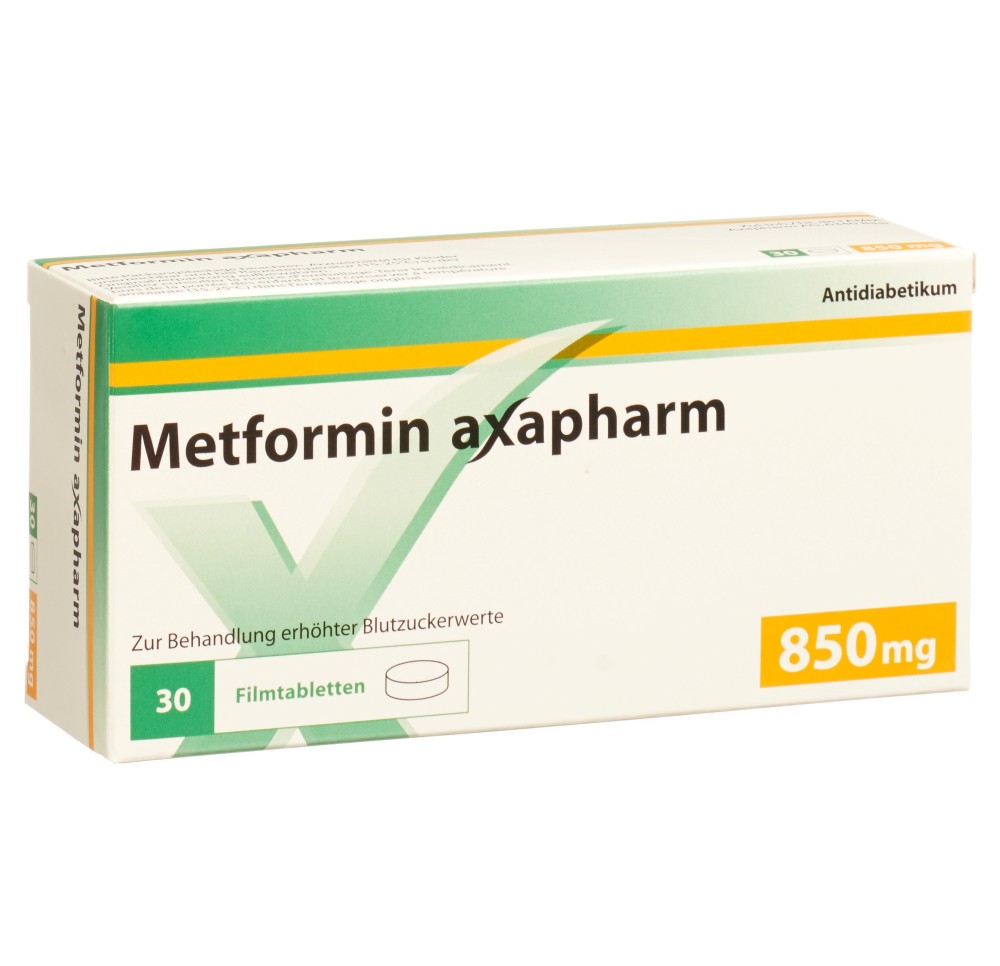 METFORMINE Axapharm cpr pell 850 mg 30 pce METFORMINE Axapharm cpr pell 850 mg 30 pce