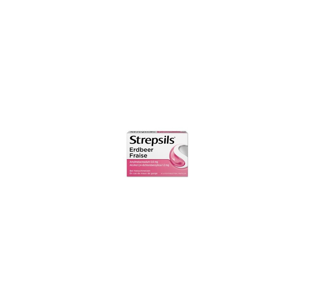 STREPSILS cpr sucer fraise 16 pce