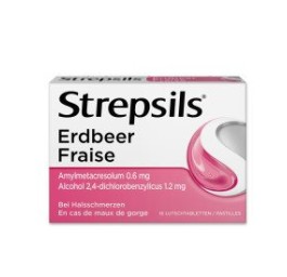 STREPSILS cpr sucer fraise 16 pce