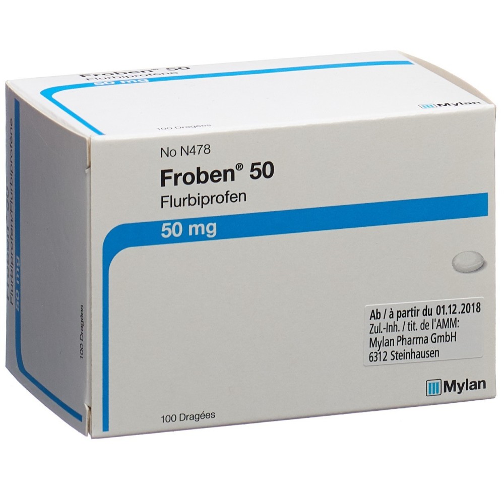 FROBEN drag 50 mg 100 pce FROBEN drag 50 mg 100 pce