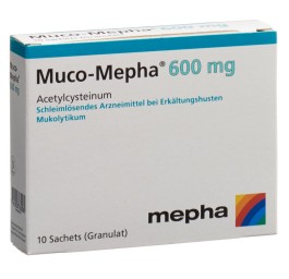 MUCO Mepha gran 600 mg sach 10 pce