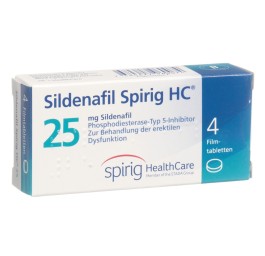 SILDENAFIL Spirig HC cpr pell 25 mg 4 pce