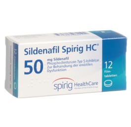 SILDENAFIL Spirig HC cpr pell 50 mg 12 pce