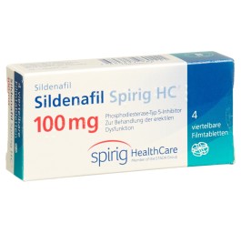 SILDENAFIL Spirig HC cpr pell 100 mg 4 pce
