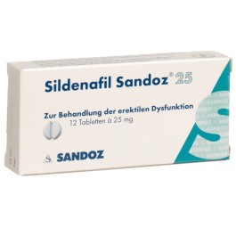 SILDENAFIL Sandoz cpr 25 mg 12 pce