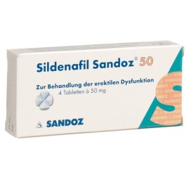 SILDENAFIL Sandoz cpr 50 mg 4 pce