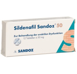 SILDENAFIL Sandoz cpr 50 mg 12 pce