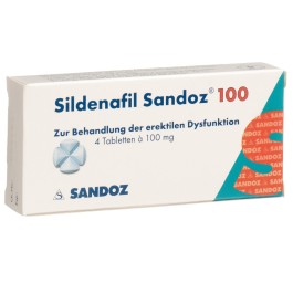 SILDENAFIL Sandoz cpr 100 mg 4 pce
