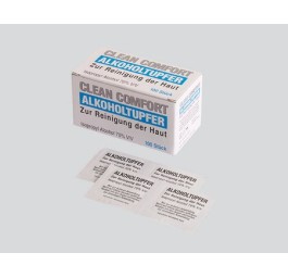 AMPRI tampons alcool 65x30mm nettoy peau 100 pce