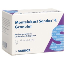MONTELUKAST Sandoz gran 4 mg sach 28 pce