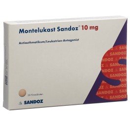 MONTELUKAST Sandoz cpr pell 10 mg 28 pce