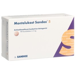 MONTELUKAST Sandoz cpr croquer 5 mg 98 pce