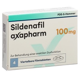 SILDENAFIL Axapharm cpr pell 100 mg 4 pce