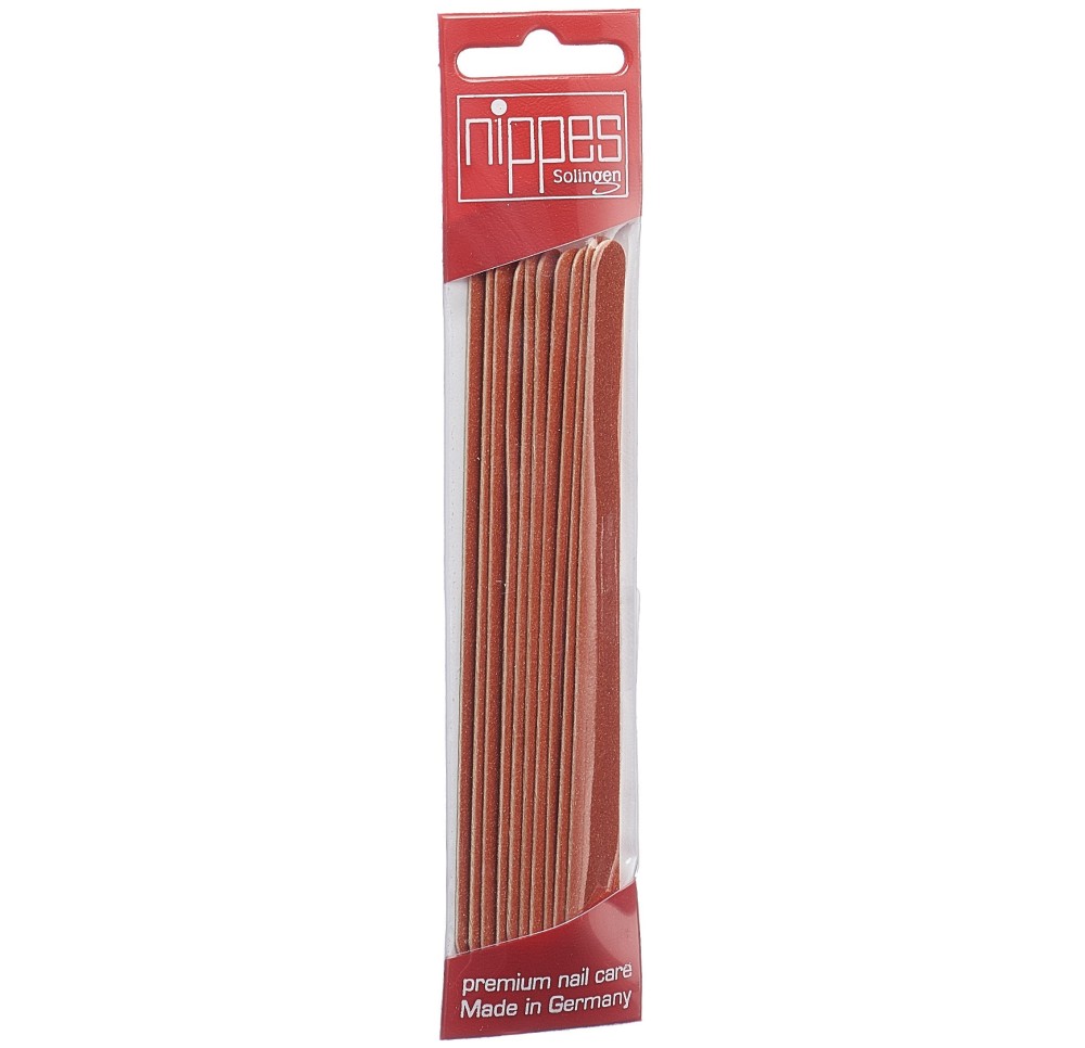 NIPPES Lime à ongles en carton 13cm 10 pce