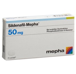 SILDENAFIL Mepha cpr pell 50 mg 4 pce