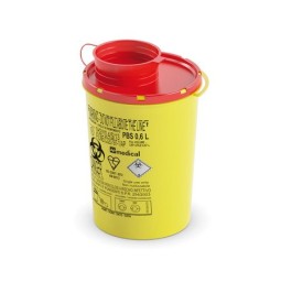 AMPRI box pour canules 600ml jaune/rouge 100 pce