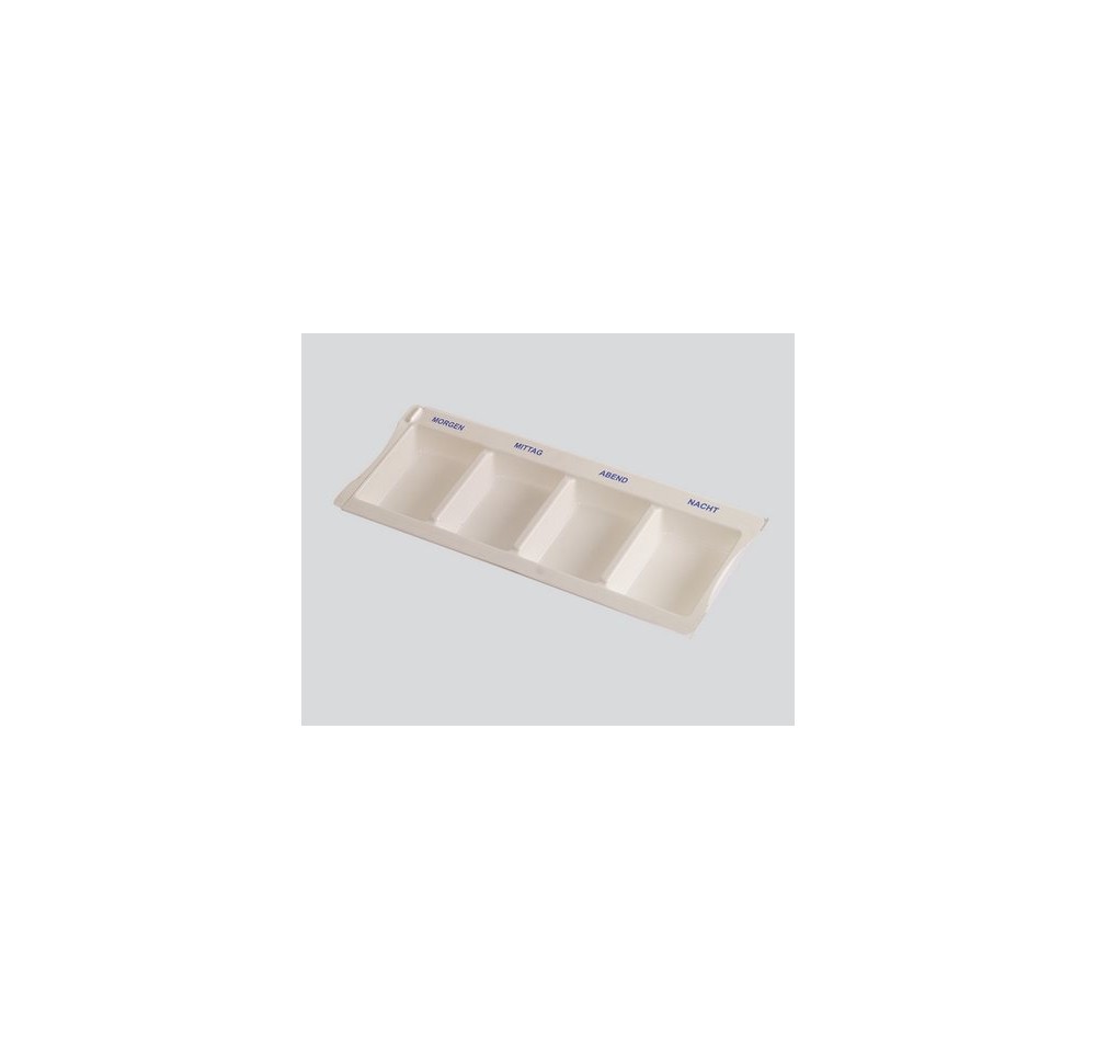 AMPRI distrib médi 22.5x8x2cm XL 4 compart 190 pce