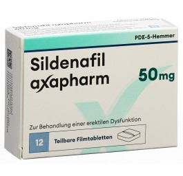 SILDENAFIL axapharm cpr pell 50 mg 12 pce