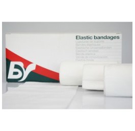 BASTOS bande élastique 5mx6cm blanc 10 pce