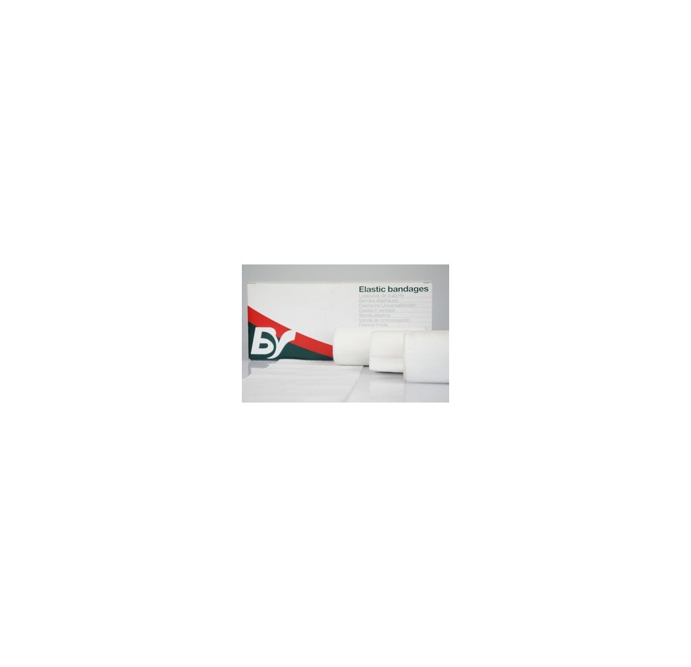 BASTOS bande élastique 5mx6cm blanc 10 pce