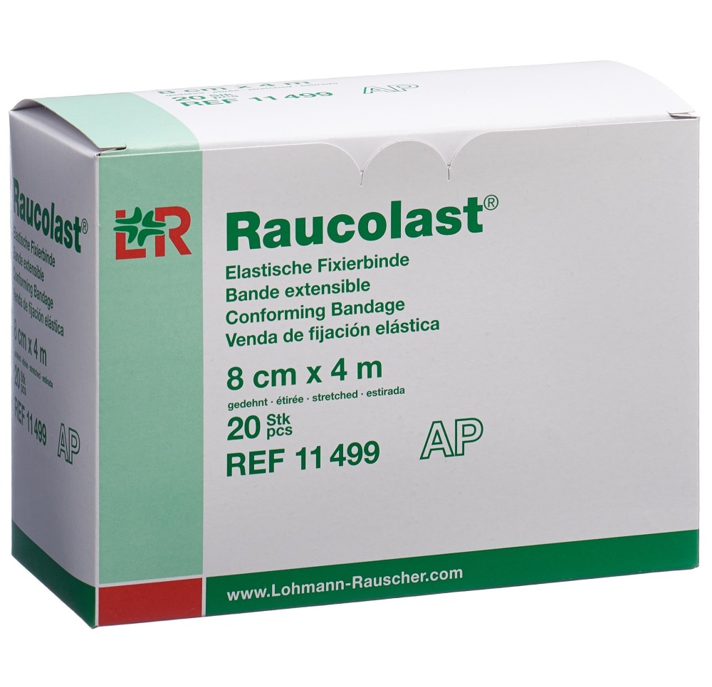 RAUCOLAST bande extensible 8cmx4m 20 pce