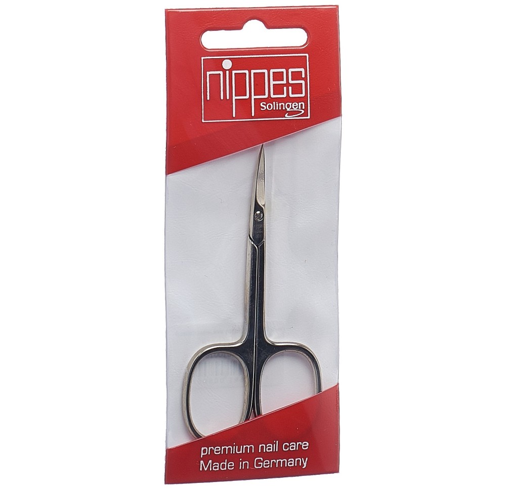 NIPPES Ciseaux à cuticules 9cm pointue nickelé NIPPES Ciseaux à cuticules 9cm pointue nickelé