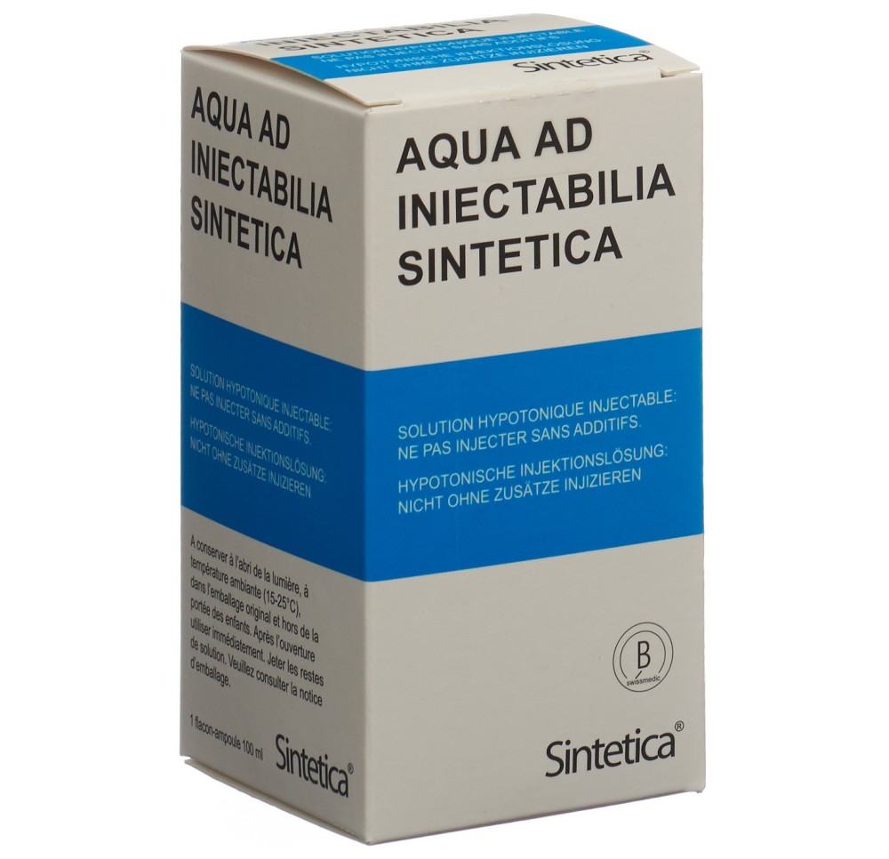 AQUA AD INJ Sintetica sol inj 100ml vial AQUA AD INJ Sintetica sol inj 100ml vial