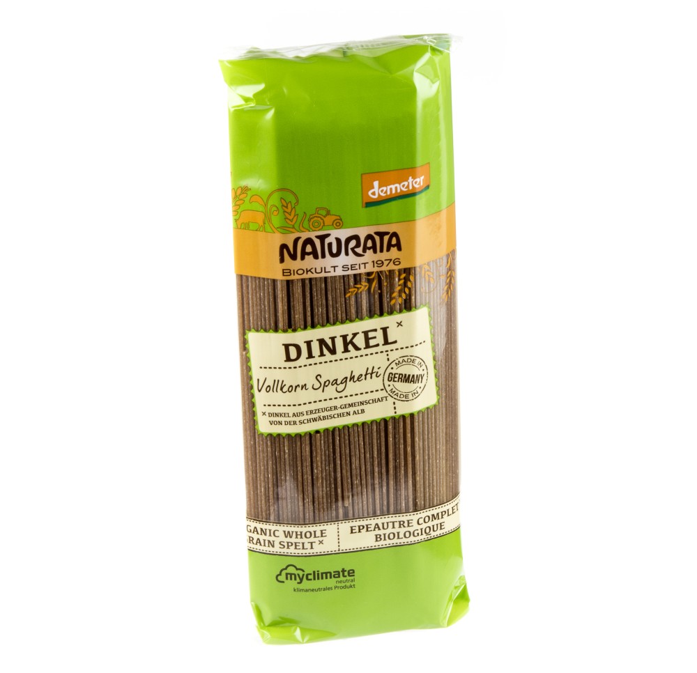 NATURATA spaghetti épeautre complet demeter 500 g NATURATA spaghetti épeautre complet demeter 500 g
