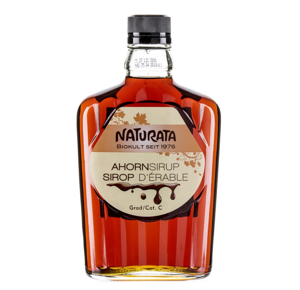 NATURATA sirop d'érable grade c fl 375 ml