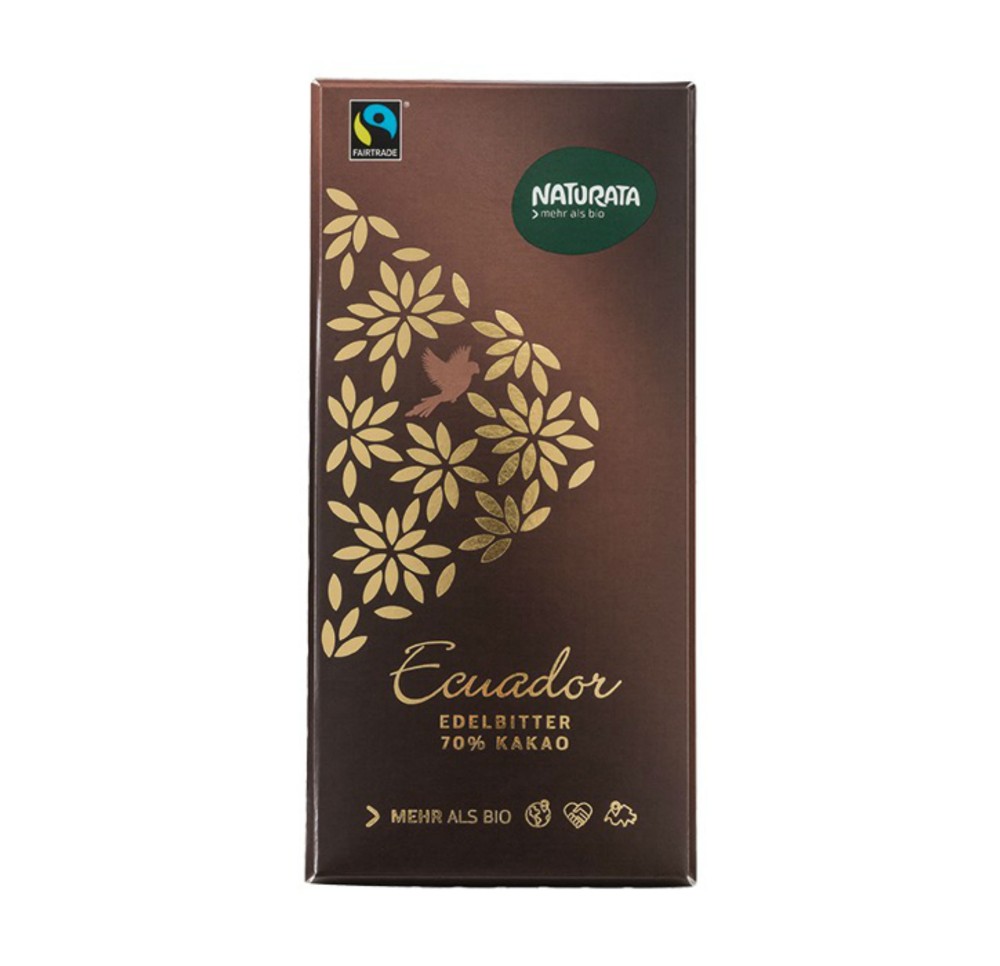 NATURATA chocolat noir équateur 70% 100 g NATURATA chocolat noir équateur 70% 100 g