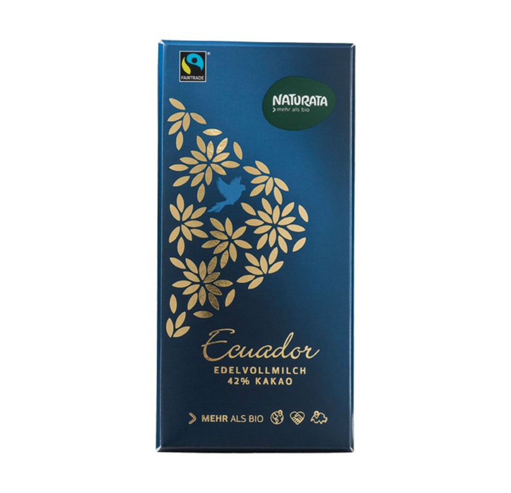 NATURATA chocol au lait ecuador 42% 100 g NATURATA chocol au lait ecuador 42% 100 g