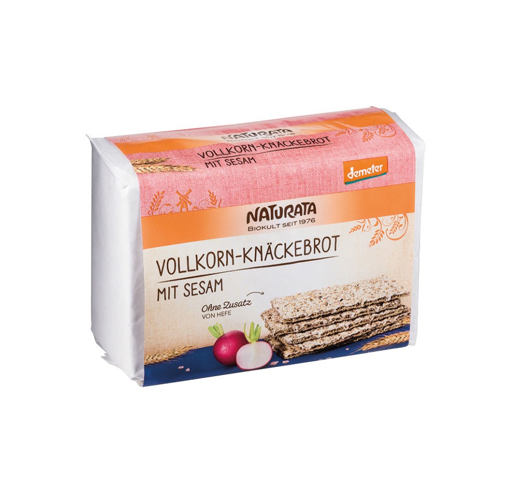 NATURATA pain croustillant au sésame 250 g NATURATA pain croustillant au sésame 250 g