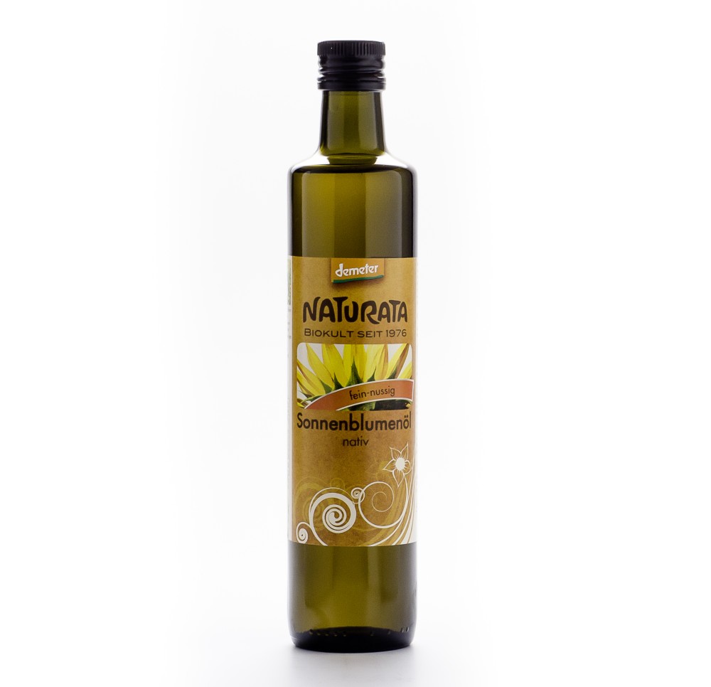 NATURATA huile de tournesol vierge fl 0.5 lt NATURATA huile de tournesol vierge fl 0.5 lt