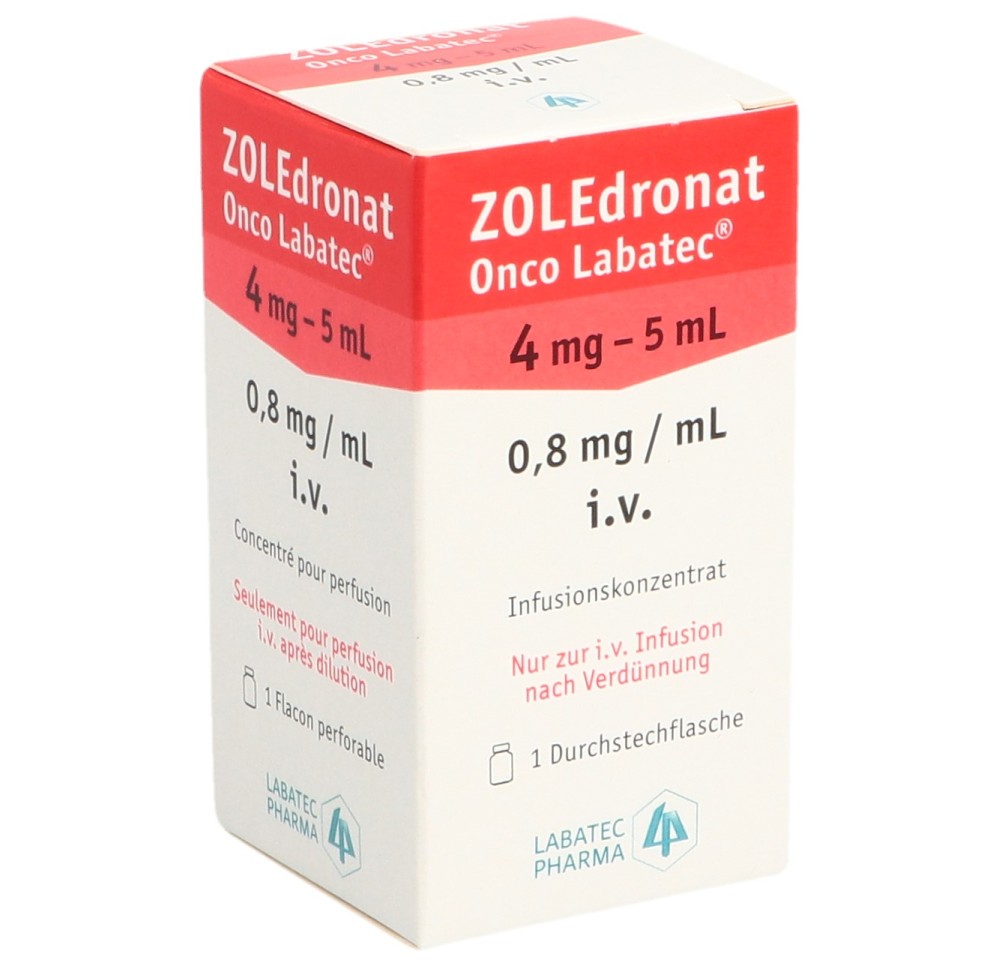 ZOLEDRONAT Onco Labatec 4 mg/5ml flac 5 ml