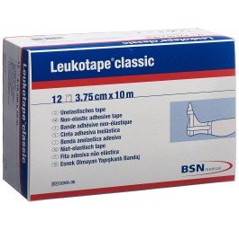 LEUKOTAPE classic economy 10mx3.75cm blanc 12 pce
