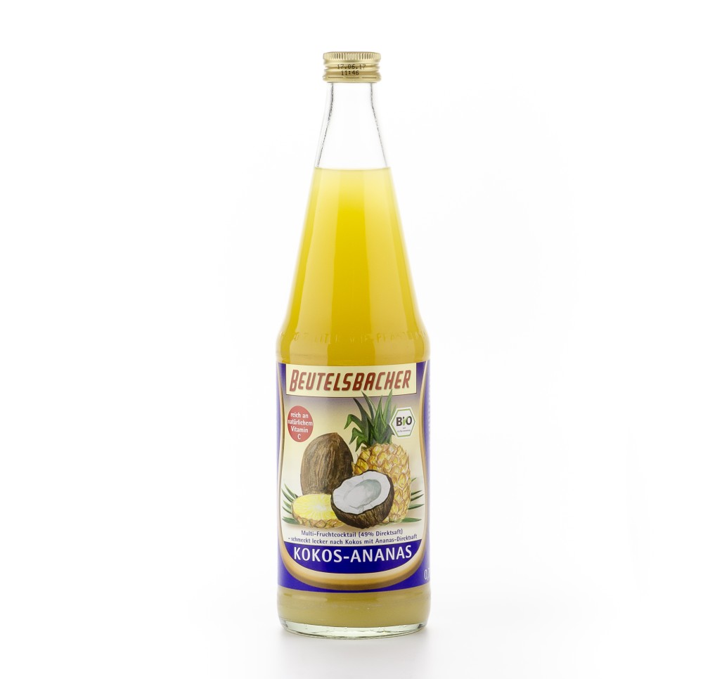 BEUTELSBACHER jus d'ananas et de coco fl 0.7 lt BEUTELSBACHER jus d'ananas et de coco fl 0.7 lt