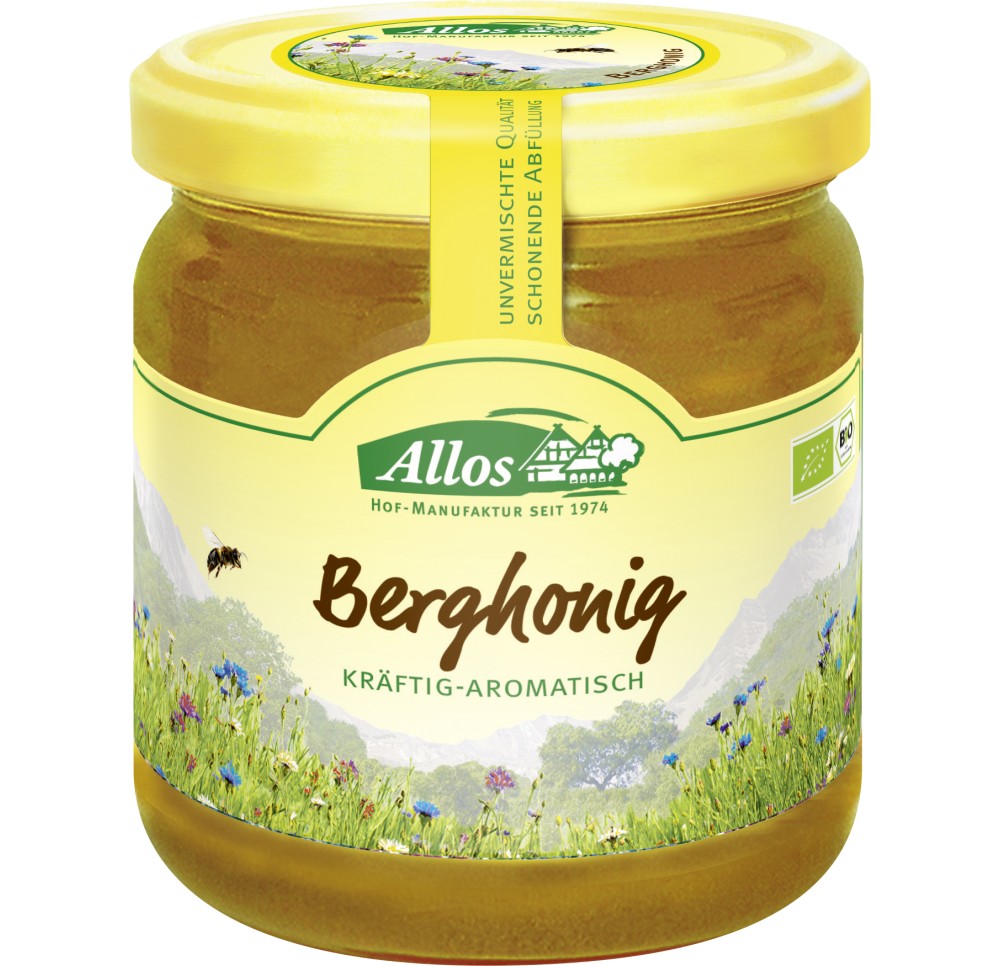 ALLOS miel de montagne verre 500 g ALLOS miel de montagne verre 500 g