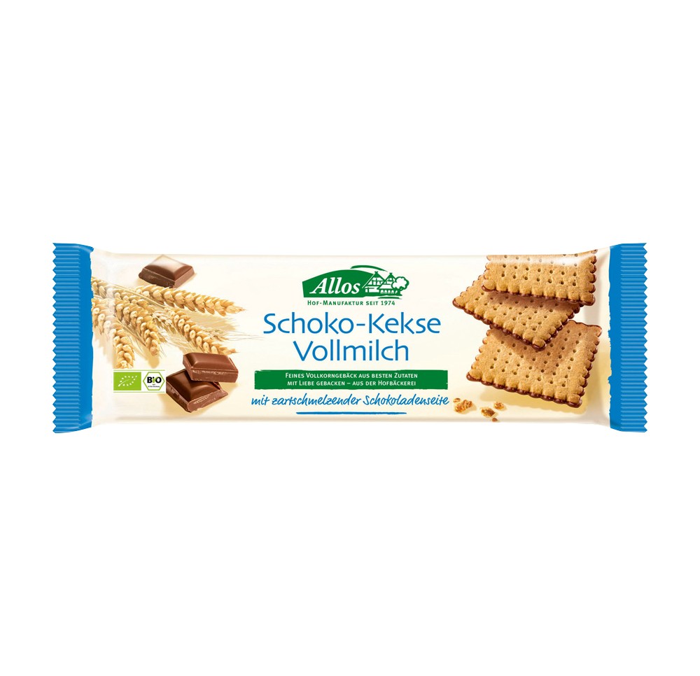 ALLOS biscuits au chocolat au lait 130 g ALLOS biscuits au chocolat au lait 130 g