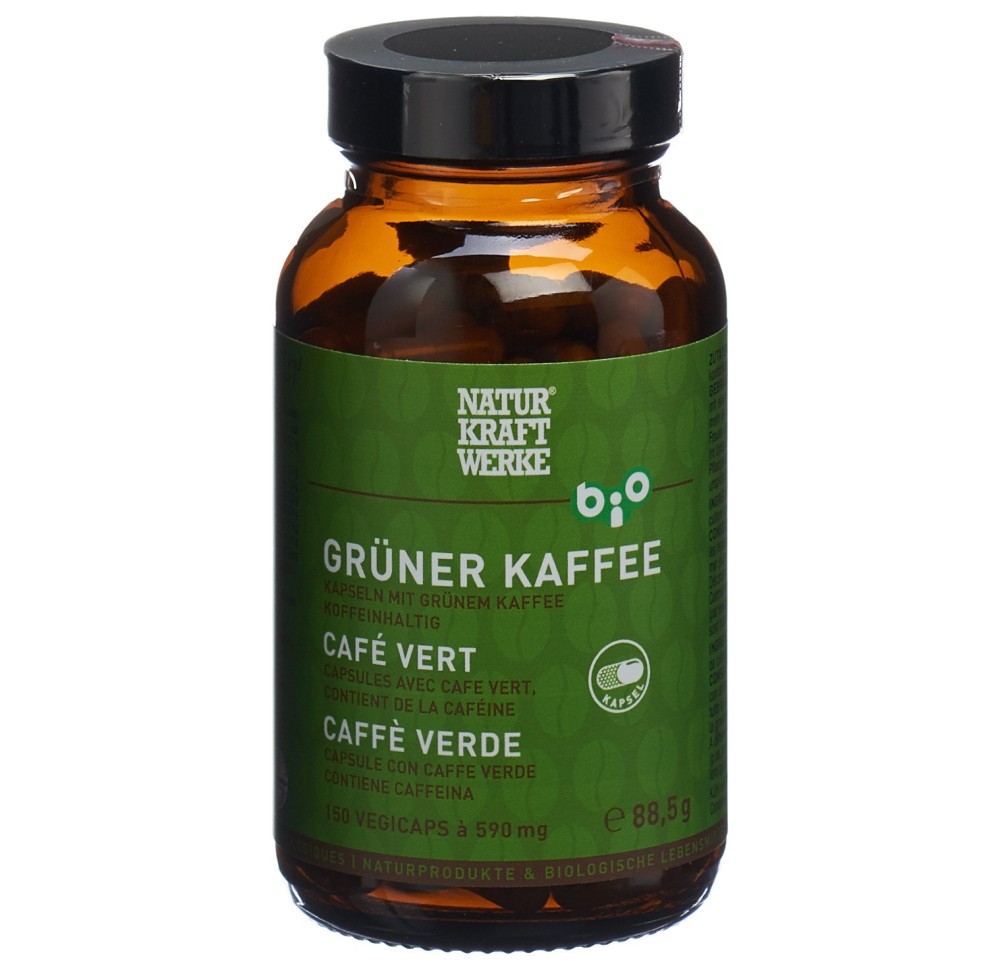 NATURKRAFTWERKE Café vert vegicaps bio 150 pce