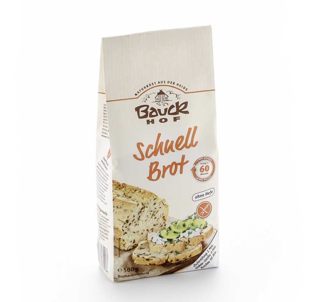 BAUCKHOF mélange pain fait rapid s gluten 500 g BAUCKHOF mélange pain fait rapid s gluten 500 g
