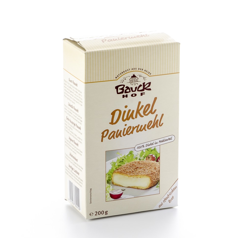 BAUCKHOF panure d'épeautre carton 200 g BAUCKHOF panure d'épeautre carton 200 g