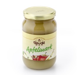 BAUCKHOF purée de pommes non sucrée verre 360 g