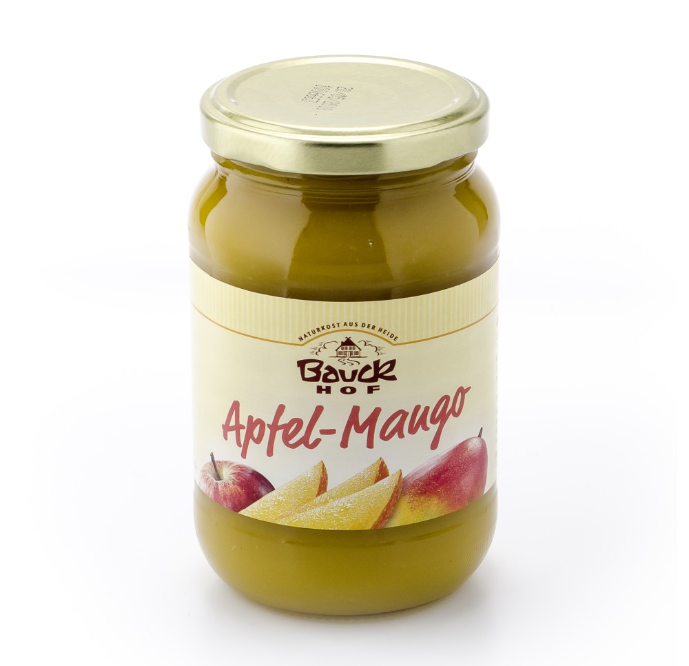 BAUCKHOF purée pommes-mangues n suc verre 360 g BAUCKHOF purée pommes-mangues n suc verre 360 g