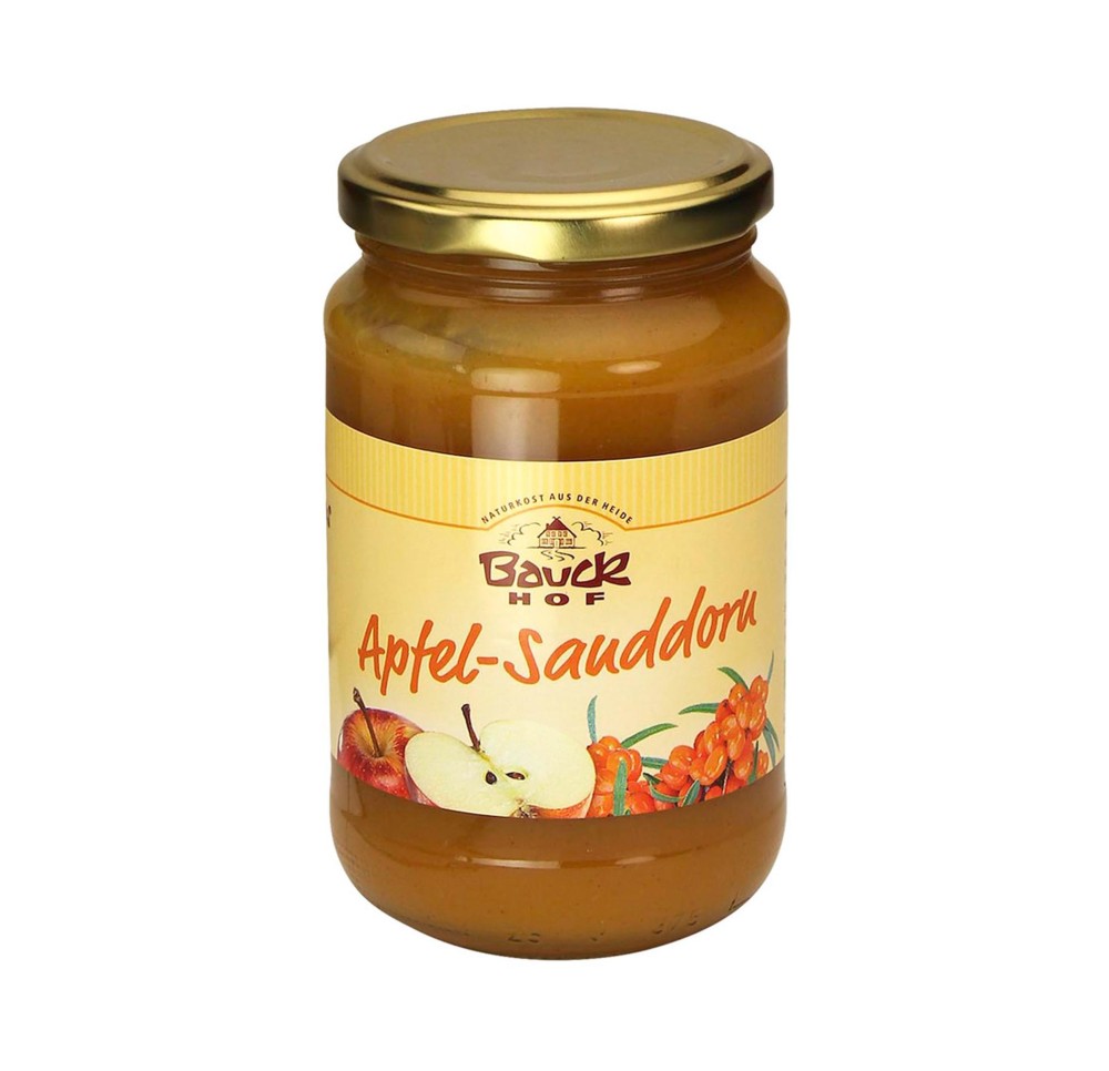 BAUCKHOF purée pommes-argousier verre 360 g BAUCKHOF purée pommes-argousier verre 360 g