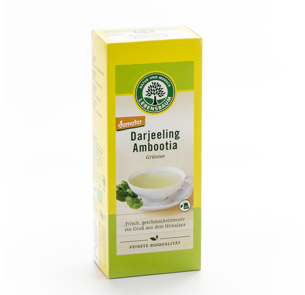 LEBENSBAUM thé vert darjeelingen 20 sach 1.5 g LEBENSBAUM thé vert darjeelingen 20 sach 1.5 g
